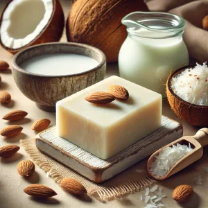 Jabón Hidratante de Coco y Almendras