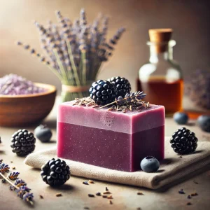 Jabón Relajante de Mora y Lavanda